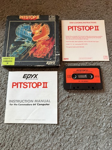 Pitstop commodore 64 - (commodore,