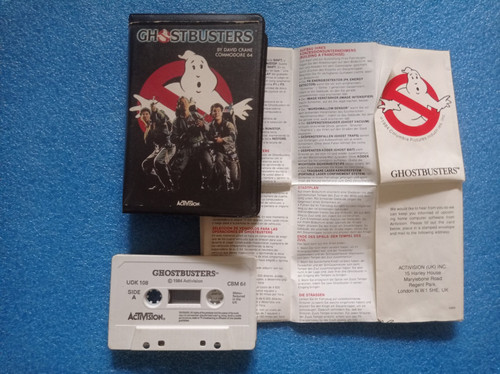Ghostbusters cassetta c64 - ghostbusters,