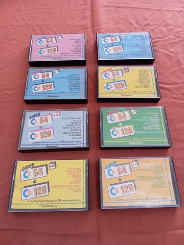 Cassette giochi commodore - x8,