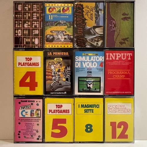 Lotto cassette commodore 64 - cassette,